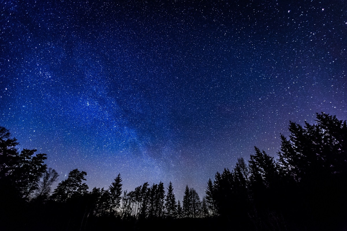 , Night Sky, Earth, Earth Orbit, Satellite, space debris, light pollution, brightness of sky, artificial satellites, Display Headline