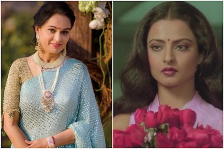 Padmini Kolhapuri was approached for the role of the film 'Silsila' Rekha. (Instagram @Padmini Kolhapure / Youtube)