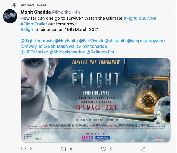 मोहित चड्ढा, मोहित चड्डा, उड़ान ट्रेलर, उड़ान फिल्म, ट्रेलर रिलीज़, सूरज जोशी