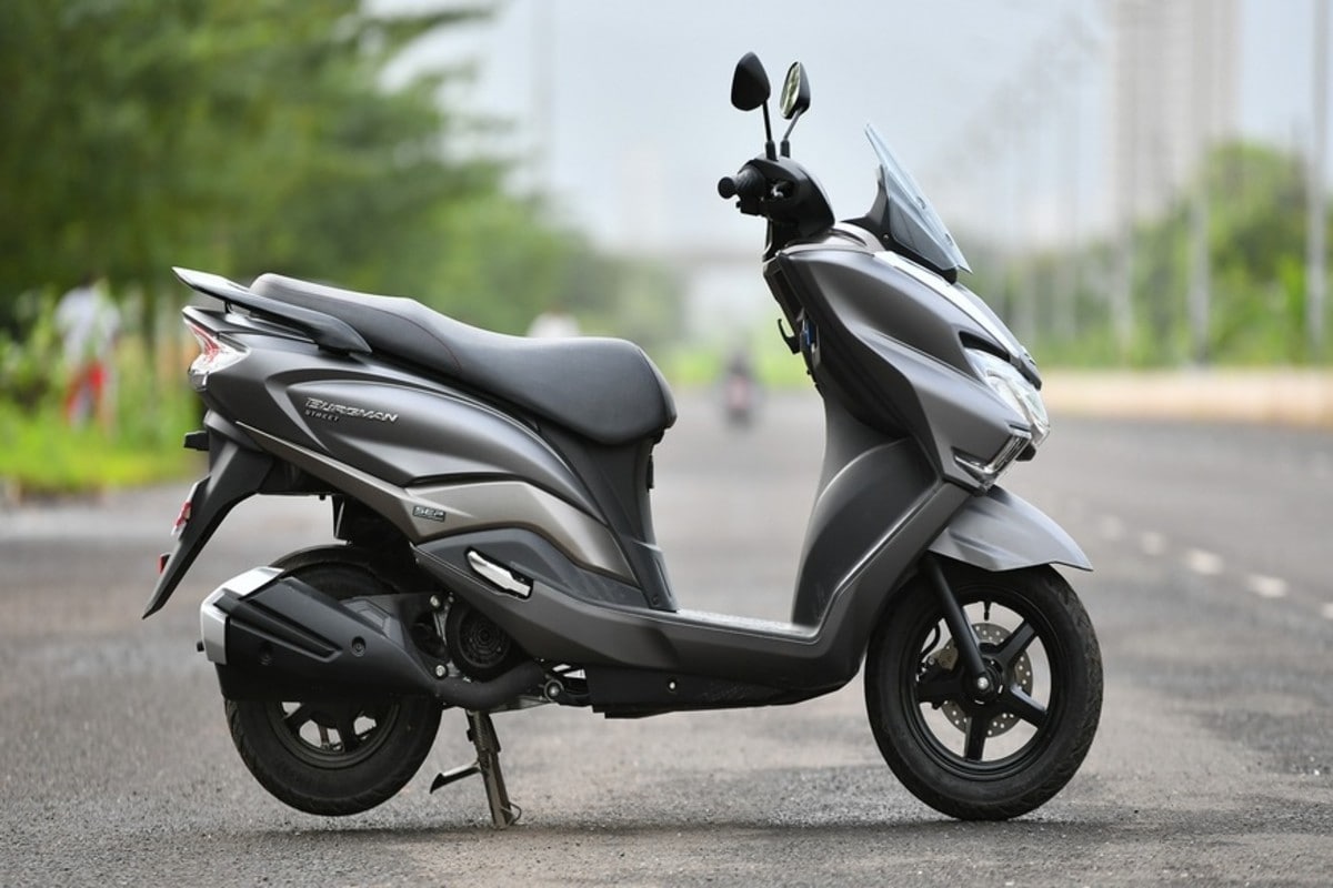 Suzuki Burgman Electric Scooter Spot Before Launch Heres Everything