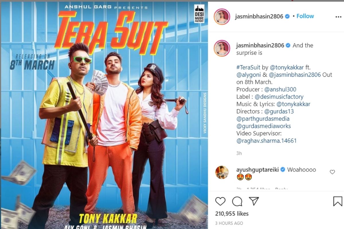 tony kakkar, tera suit, aly goni