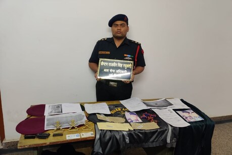 पुलिस ने गिरफ्तार राजवीर के पास से आर्मी के कई फर्जी दस्तावेज, आईकार्ड बरामद किये हैं