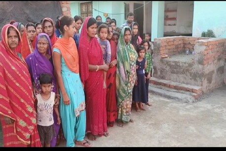 बिहार के मुजफ्फरपुर में हत्या के आरोपी के घर के बाहर बना स्मारक