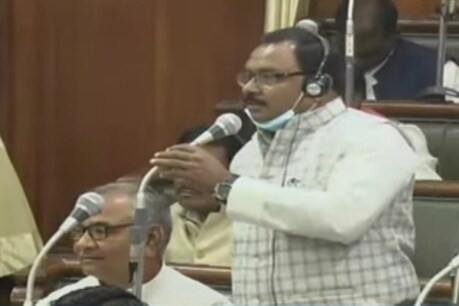 बिहार विधानसभा में माले के विधायक अमरजीत कुशवाहा