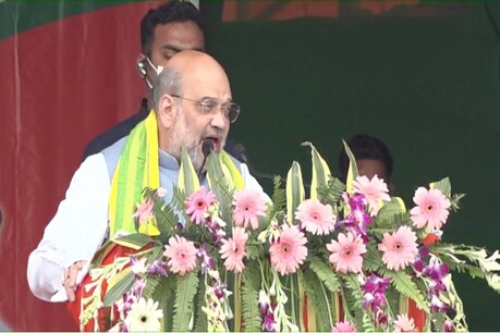 चिंरग में रैली के दौरान अमित शाह