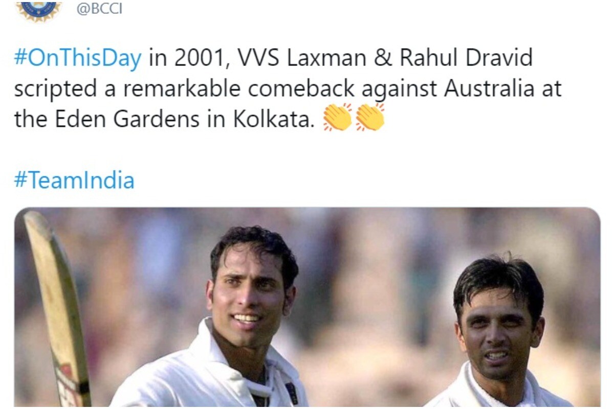 VVS Laxman, Rahul Dravid, 2001 kolkata test, cricket news