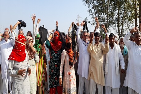 हरियाणा बीजेपी अध्यक्ष ओपी धनखड़ के कार्यक्रम का किसानों ने जमकर विरोध किया है. (प्रतिकात्मक तस्वीर)