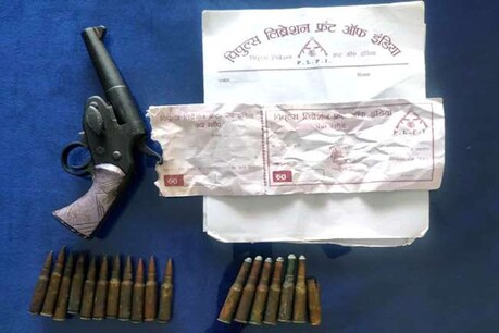 मुठभेड़ के बाद पुलिस ने एक नक्सली को गिरफ्तार कर लिया.