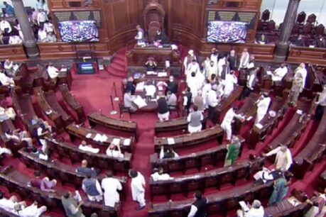 लोकसभा और राज्यसभा में विपक्ष का हंगामा. (Pic- ANI)