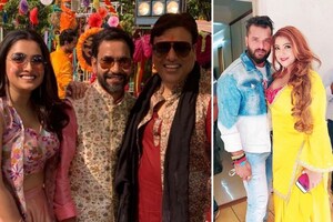 PHOTOS: निरहुआ, स्वीटी छाबड़ा ने शेयर की 'हीरो नंबर-1' गोविंदा के साथ तस्वीरें, होली कार्यक्रम के लिए की शूटिंग