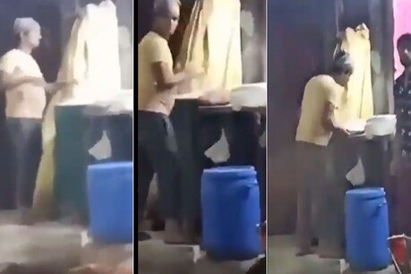 राजधानी दिल्ली में तंदूरी रोटी बनाते हुए रोटी पर थूकने का एक और वीडियो वायरल हुआ है.