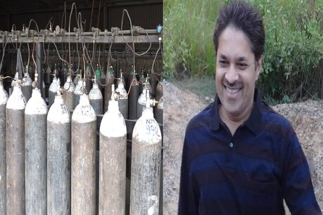 पटना के संजय भरतिया की फैक्ट्री में 225 रुपये में भरे जा रहे ऑक्सीजन सिलिंडर
