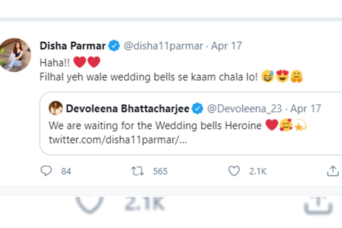 disha parmar, devoleena