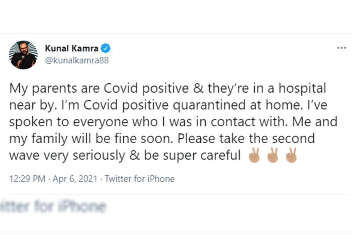 Kunal Kamra, covid19
