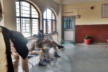 शिमला जिला कोर्ट में आरोपी नीलू.