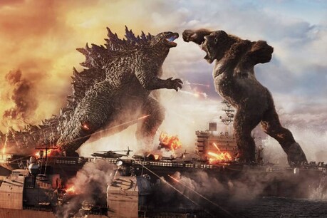 Godzilla vs Kong का पोस्टर.