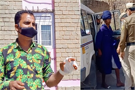 निहंग ने दो युवकों पर किया हमला.