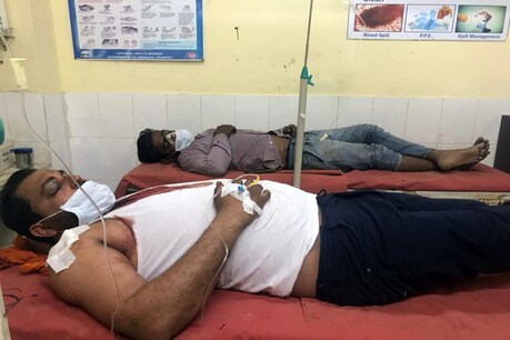ऊना में गोली के छर्रे लगने से घायल युवक.
