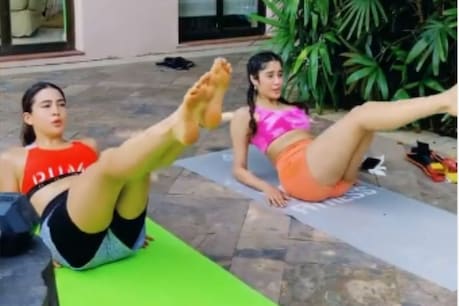 सारा अली खान और जाह्नवी की जोड़ी. (फोटो साभार : saraalikhan95/Instagram)