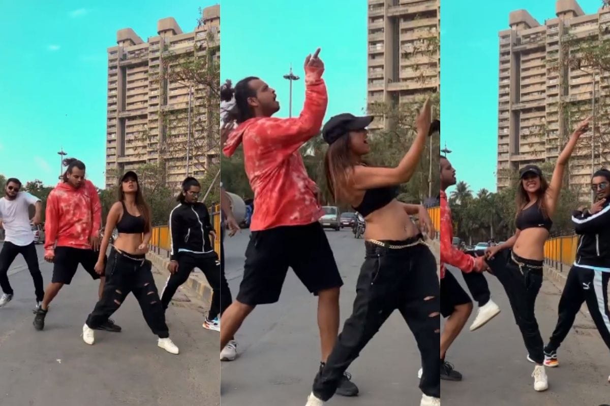 VIDEO: निया शर्मा ने दोस्तों के साथ बीच सड़क पर किया धमाकेदार डांस, फैंस बोले- OMG!