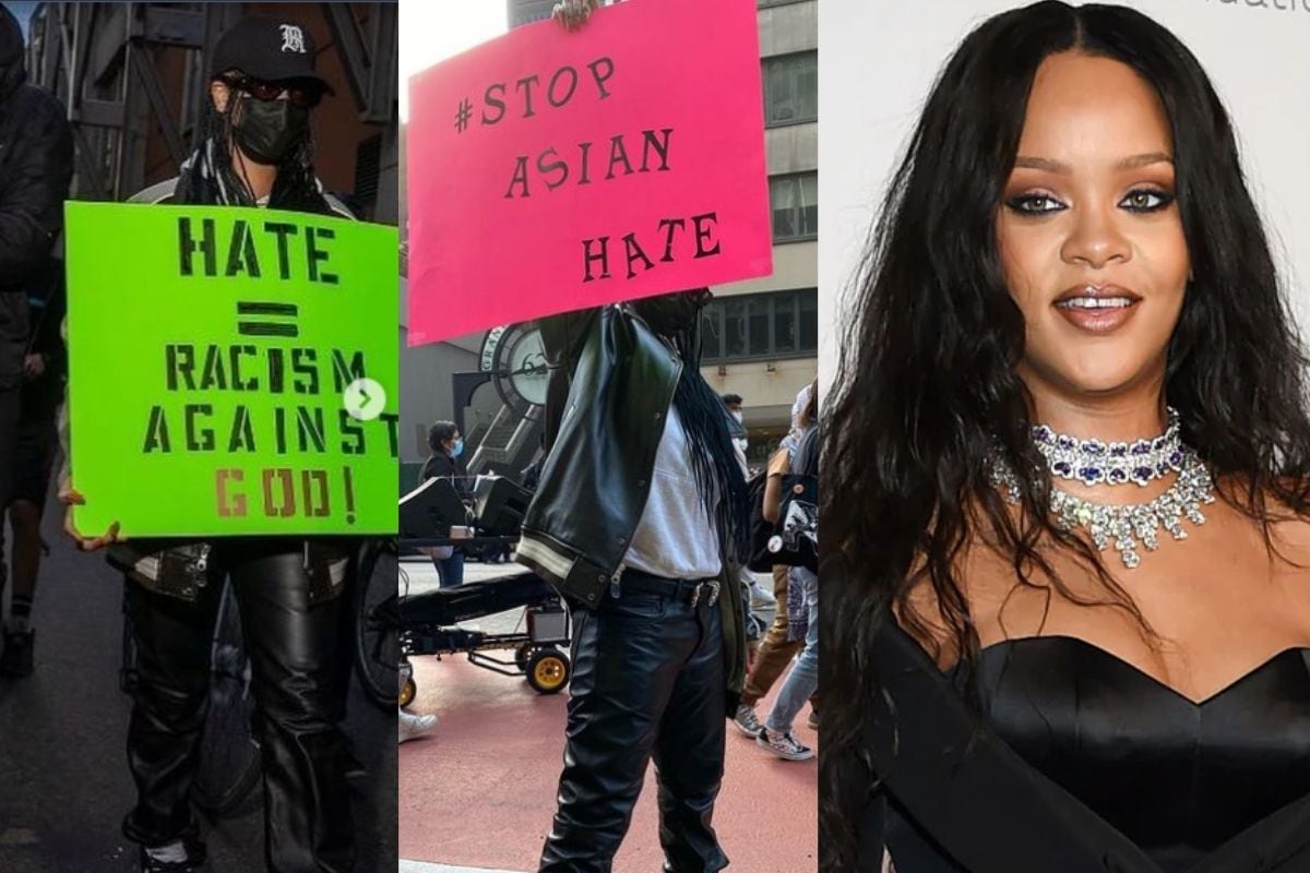Rihanna Joins Protestors Against Stop Asian Hate Protests In New York City Ps । न्यूयॉर्क की