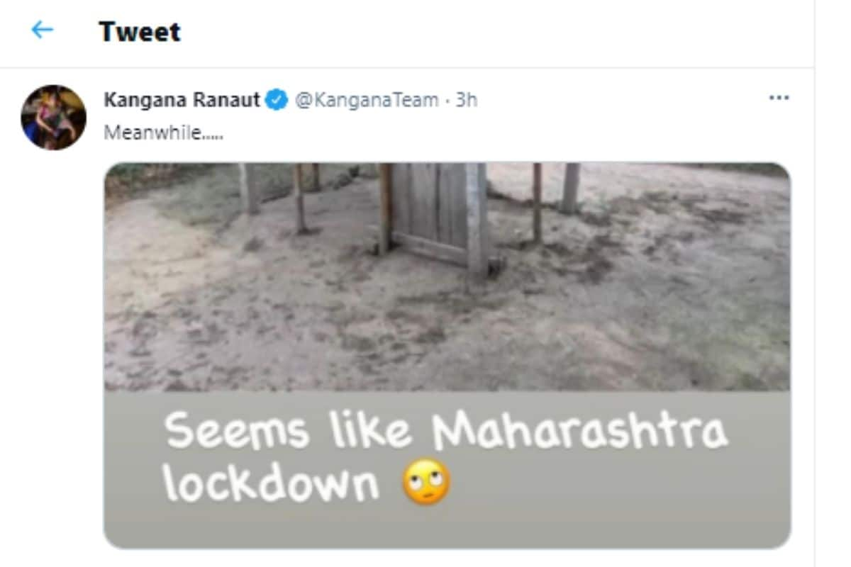 Kangana Ranaut, Uddhav Thackeray, lockdown in Maharashtra, social media, viral posts, Kangana Ranaut target on Uddhav Government, कंगना रनौत, उद्धव सरकार, महाराष्ट्र में लॉकडाउन, सोशल मीडिया, वायरल पोस्ट, कंगना रनौत का उद्धव सरकार पर तंज