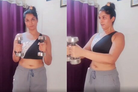 बताया कैसे Workout कर खुद को रखती हैं टोंड, देखिए