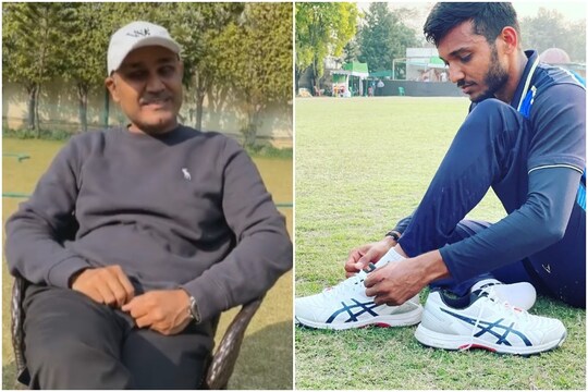 IPL 2021: चेतन सकारिया के लिए वीरेंद्र सहवाग ने इमोशनल ट्वीट किया है (Virender Sehwag Chetan Sakariya/Instagram)