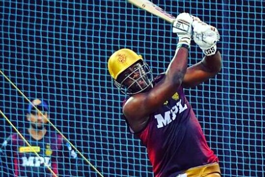 KKR के सुपरस्टार आंद्रे रसेल ने अब तक आईपीएल में 74 मैच खेले हैं और कुल 1517 रन बनाए हैं (Instagram)