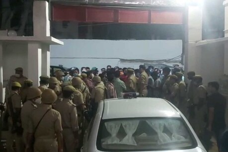 हत्या के बाद स्थानीय लोगों ने लंका थाने का किया घेराव