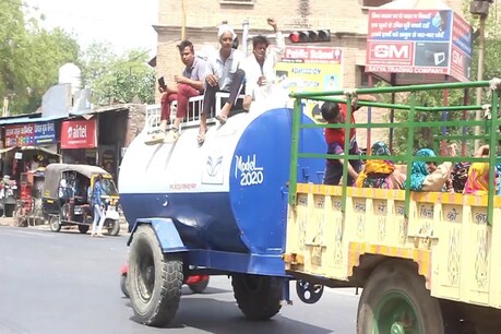 पानी का टैंकर वापिस लौटाने पहुंचे किसान