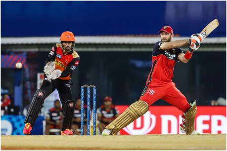 IPL 2021: मैक्सवेल पांच साल बाद आईपीएल में अर्धशतक तक पहुंचे। (पीटीआई)