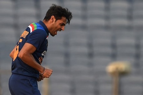 भुवनेश्वर कुमार ने भारत के लिए आखिरी टेस्ट 2018 में खेला था। (पीसी-एएफपी)