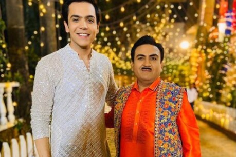 जेठालाल अपने ऑनस्क्रीन बेटे टप्पू से असल जीवन में काफी नाराज चल रहे हैं. फोटो साभार: @Raj Anadkat instagram