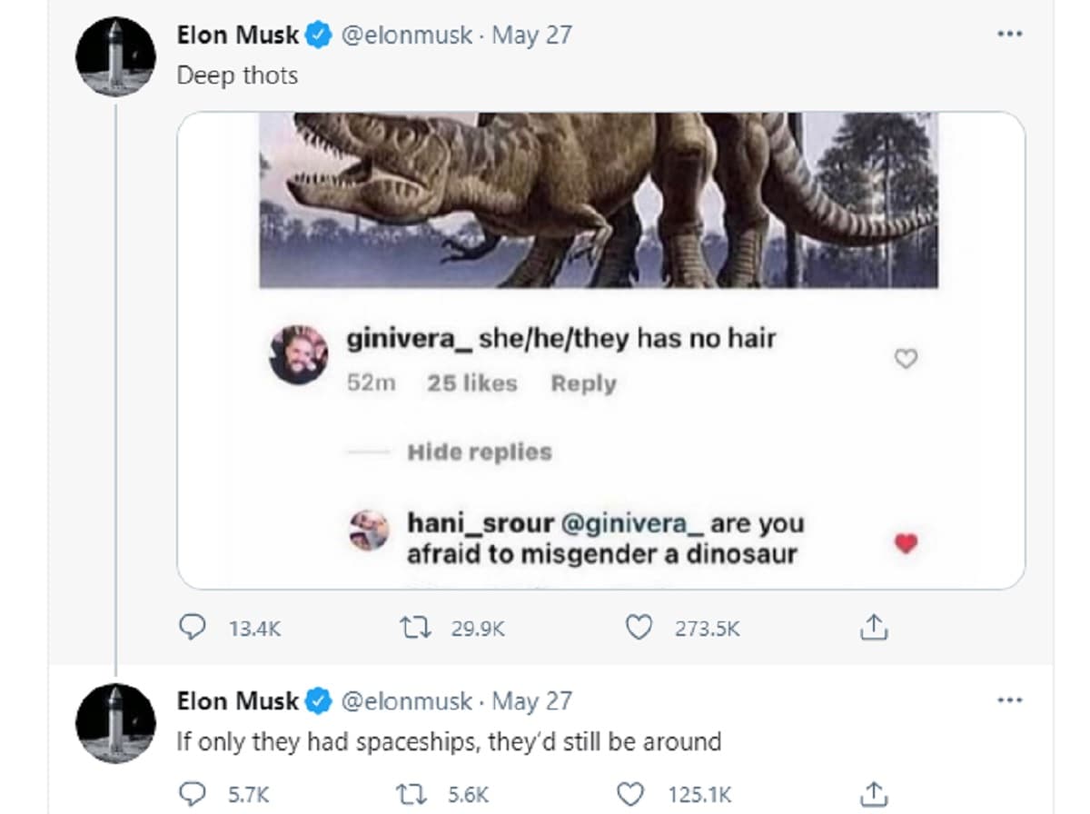 Space, Elon Musk, Mars, Dinosaurs, Asteroid Strike, Cretaceous Era, Mass Extinction, Spaceships,