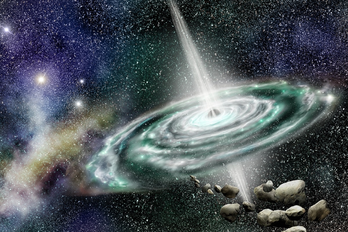 Space, Black Hole, Quasar, Supermassive Black Holes, Galaxies, extragalactic objects, Changing-look quasars, Galaxy, SMBH,