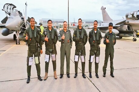 तीन राफेल जेट फ्रांस से भारत के लिए रवाना. (ANI Twitter/5 May 2021)