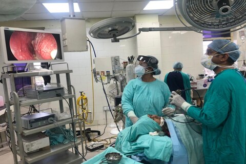 प्रदेश के सबसे बड़े SMS अस्पताल में बीते दो दिन में डॉक्टरों ने ब्लैक फंगस से पीड़ित 45 मरीजों के ऑपरेशन किए हैं