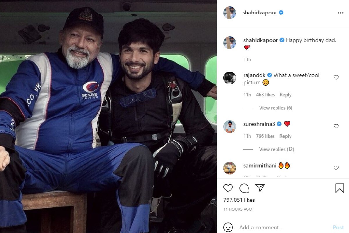 Pankaj Kapoor, Shahid Kapoor