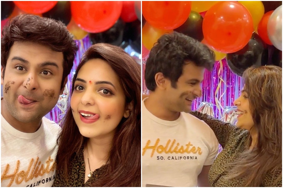 Sugandha Mishra celebrates her birthday with husband ...