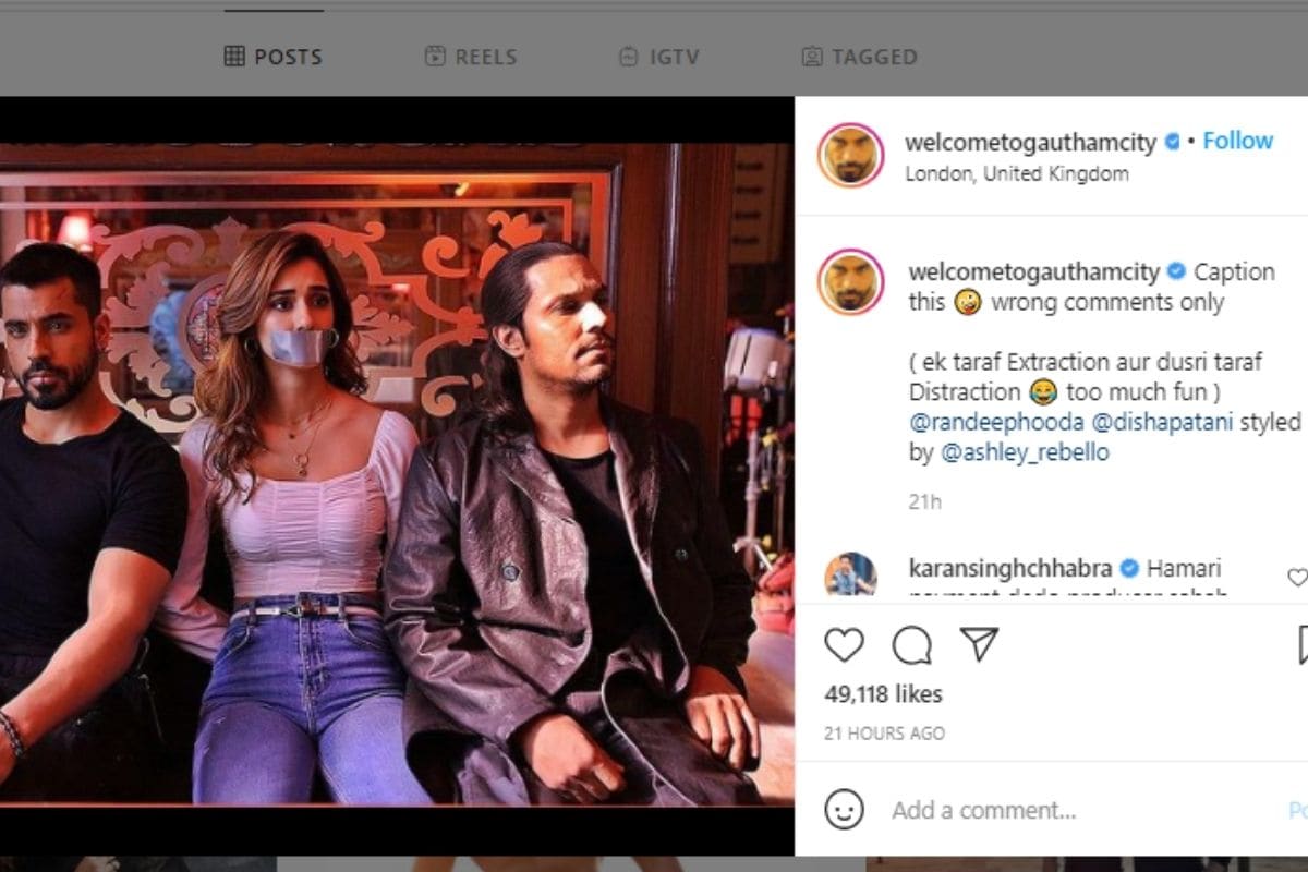 Gautam Gulati, Disha Patani, Randeep Hooda, Gautam Gulati shares goofy photo, Radhe, Gautam Gulati says wrong comments only, Viral Photo, Social Media, Viral news, गौतम गुलाटी, दिशा पाटनी, रणदीप हुड्डा, सलमान खान