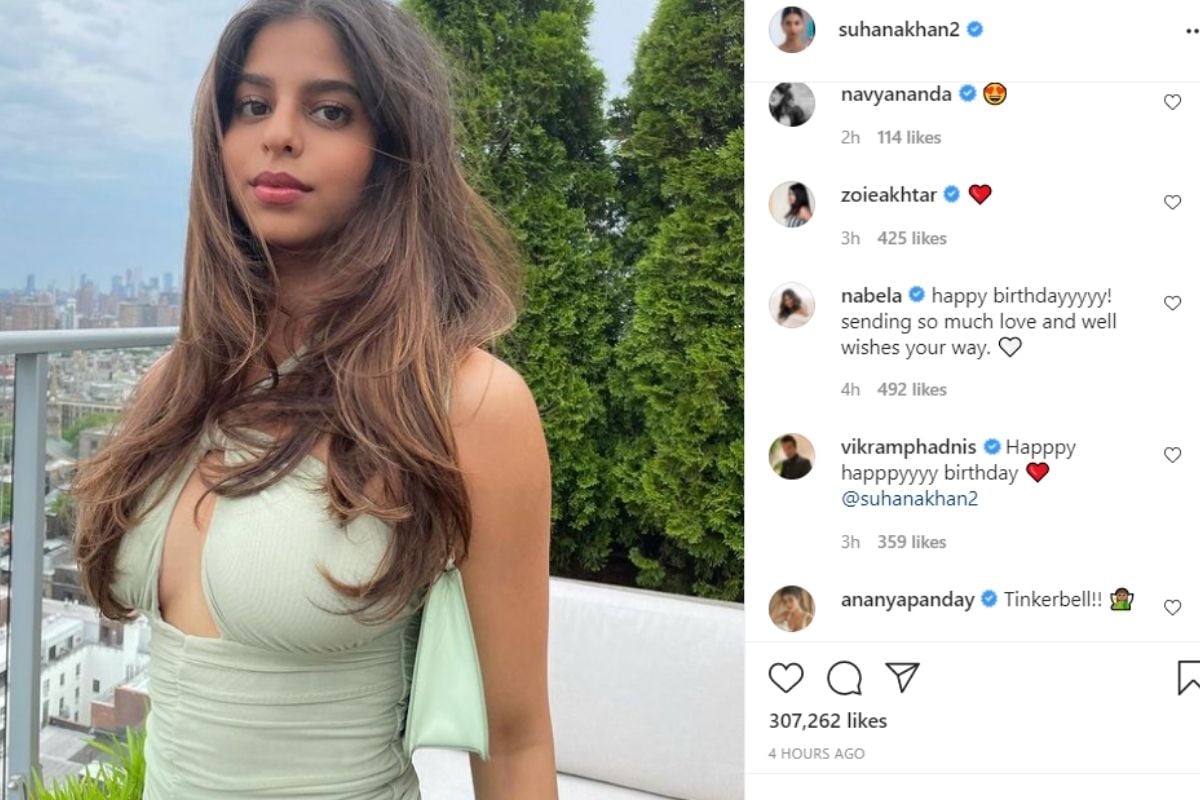 suhana khan, suhana khan birthday look