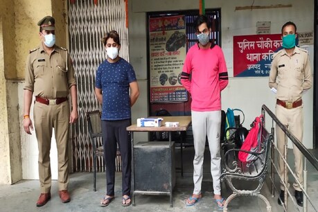 पुलिस की गिरफ्त में दो अभियुक्त