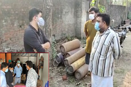 छापेमारी में कई कंसंट्रेटर भी बरामद हुए है जिसके बाद टीम ने दुकान को सीज कर दिया.