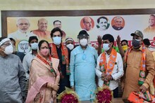 हाथरस: पूर्व ऊर्जा मंत्री रामवीर उपाध्याय की पत्नी सीमा BJP में शामिल