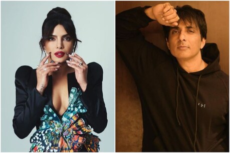 सोनू सूद के साथ प्रियंका चोपड़ा ने कोविड-19 से प्रभावित बच्चों के लिए मुफ्त शिक्षा की मांग की. (फोटो साभारः Instagram/priyankachopra/sonu_sood)