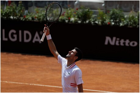 Italian Open: नोवाक जोकोविच ने 5 बार खिताब जीता है जबकि 5 बार फाइनल में हारे हैं. (AP)