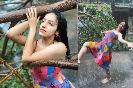बारिश में नाचती एक्ट्रेस दीपिका सिंंह. (Photo-@deepikasingh150/Instagram)