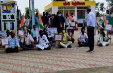 PHOTOS : कुछ इस अंदाज में आज कांग्रेस ने किया शिवराज और मोदी सरकार का विरोध