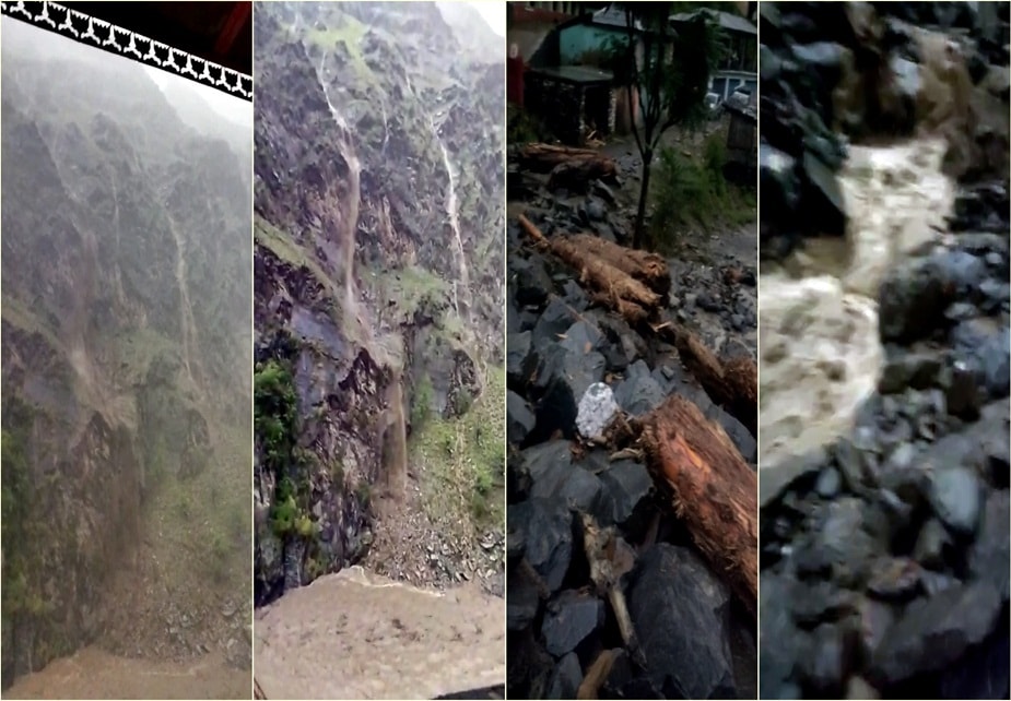 Weather in Himachal Heavy rain fall photos of himachal pradesh hpvk